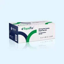 HIV test kit packaging